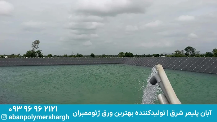 راه‌های جلوگیری از تبخیر آب استخر در زمستان و تابستان, پوشش ژئوممبران, ژئوممبران, آبان پلیمر شرق