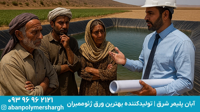 ژئوممبران و ذخیرهسازی اصولی آب, ژئوممبران و مدیریت آب, ژئوممبران و مدیریت منابع آبی، ژئوممبران و بهرهوری آب، ژئوممبران و ذخیرهسازی آب, آبان پلیمر شرق